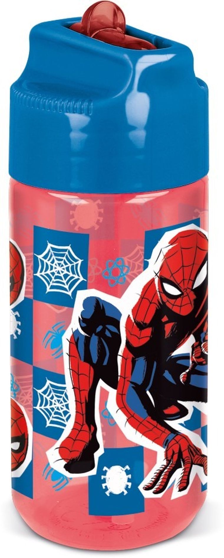 Spider-Man, sticla de apa cu pai, 430 ml