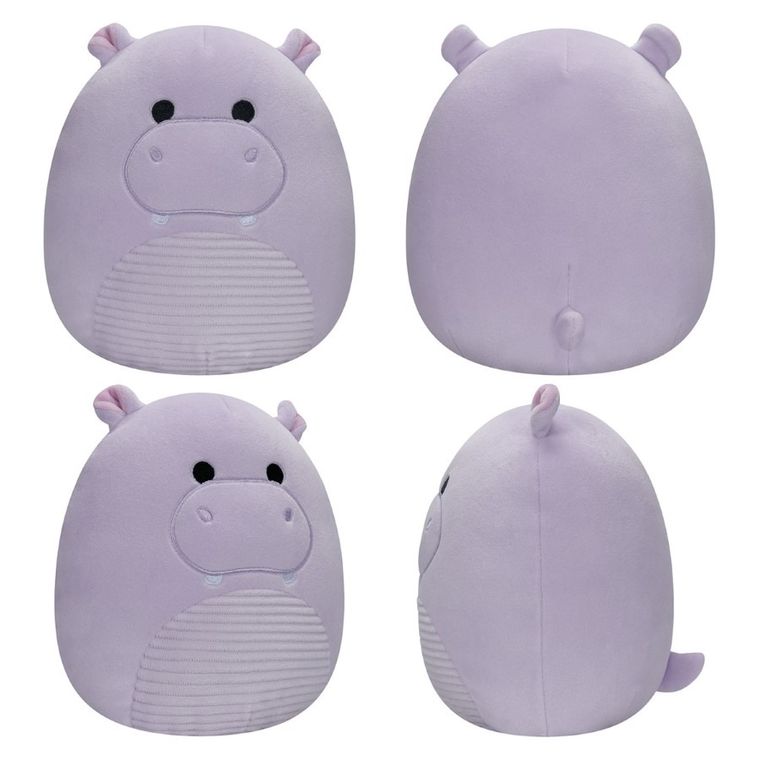 Squishmallows, Hanna the Purple Hippo, jucarie de plus, 19 cm