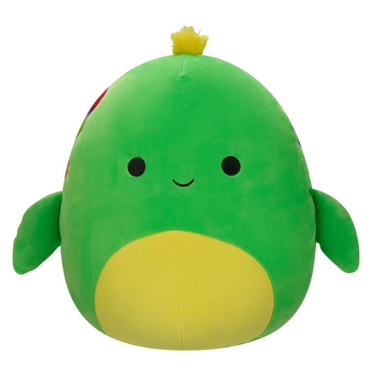 Squishmallows, Lars, Neon Green Turtle, jucarie de plus, 30 cm