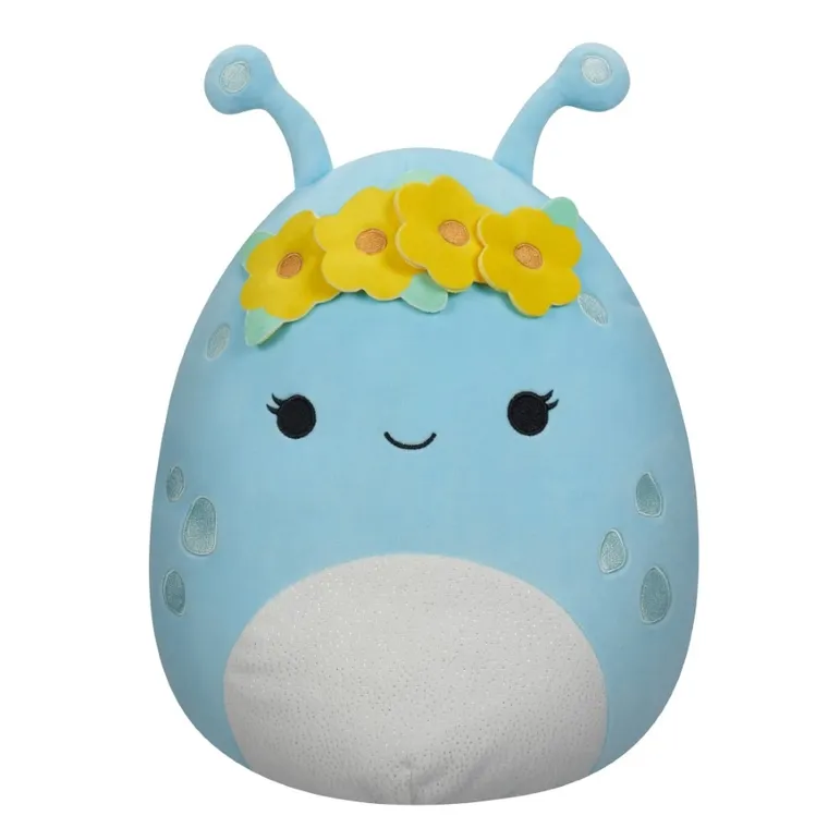 Squishmallows, Natnat, Pastel Blue Alien, jucarie de plus, 30 cm