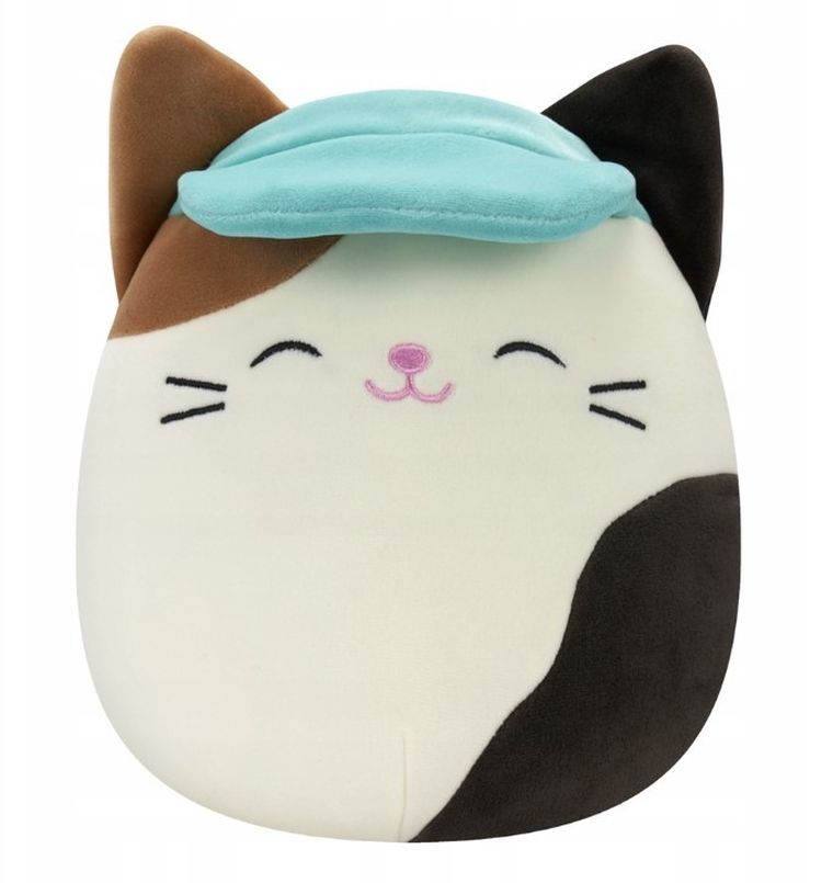 Squishmallows, Pisica Cam, jucarie de plus, 19 cm