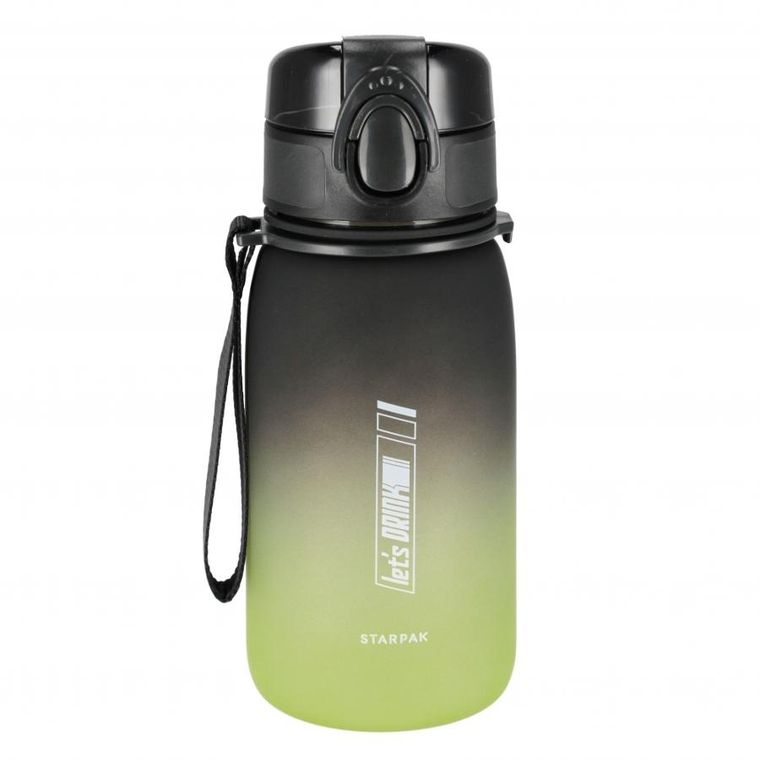 Starpak, sticla de apa, verde ombre si negru, 400 ml