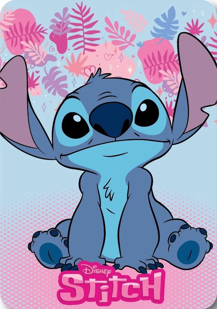 Stitch, patura polar, 100-140 cm