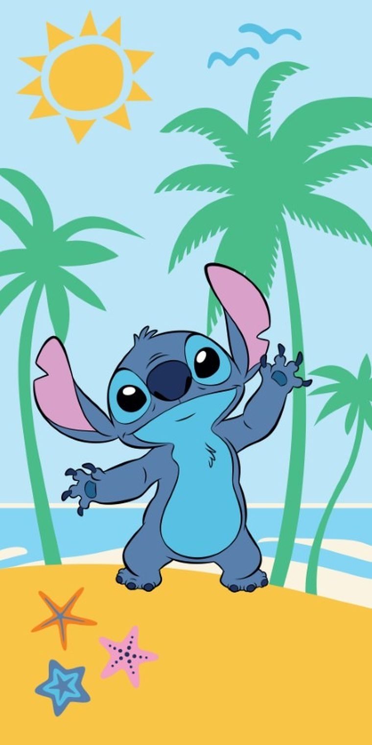 Stitch, prosop de baie sau de plaia, din bumbac, 70-140 cm