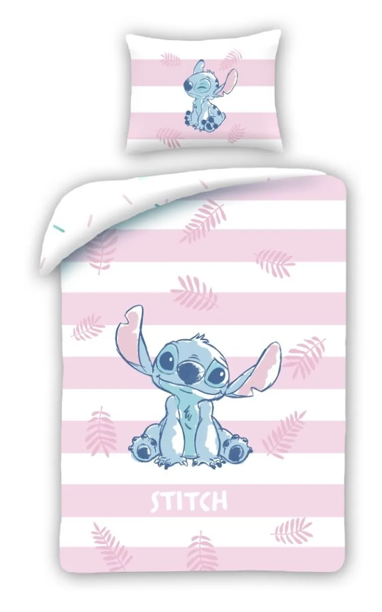Stitch, set lenjerie de pat single, 140-200 cm