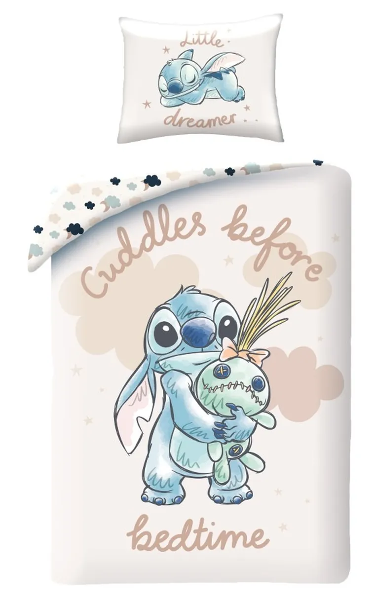 Stitch, set lenjerie de pat single, 160-200 cm