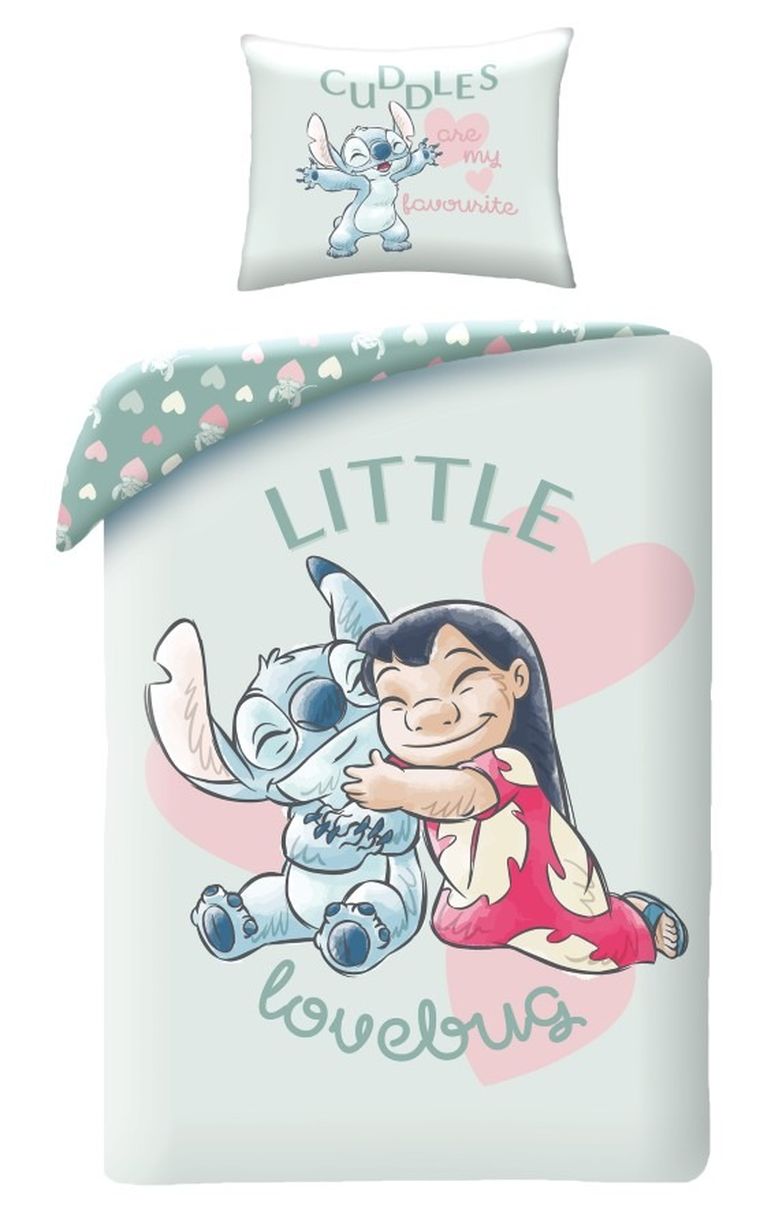 Stitch, set lenjerie de pat single, 160-200 cm