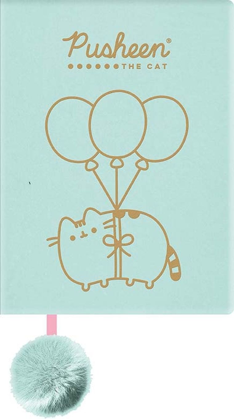 St.Majewski, Pusheen, caiet de plus A5, 96 foi, cu linie, 1 buc.