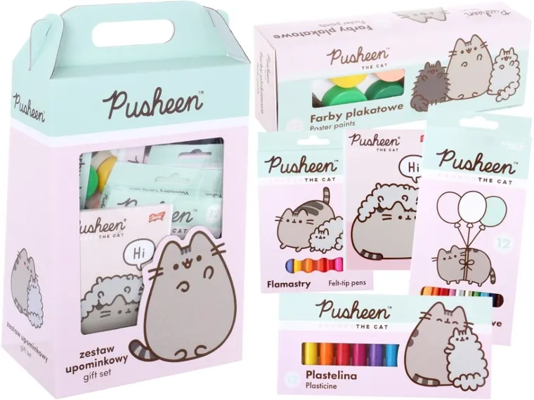 St.Majewski, Pusheen, set creativ, 62 elemente