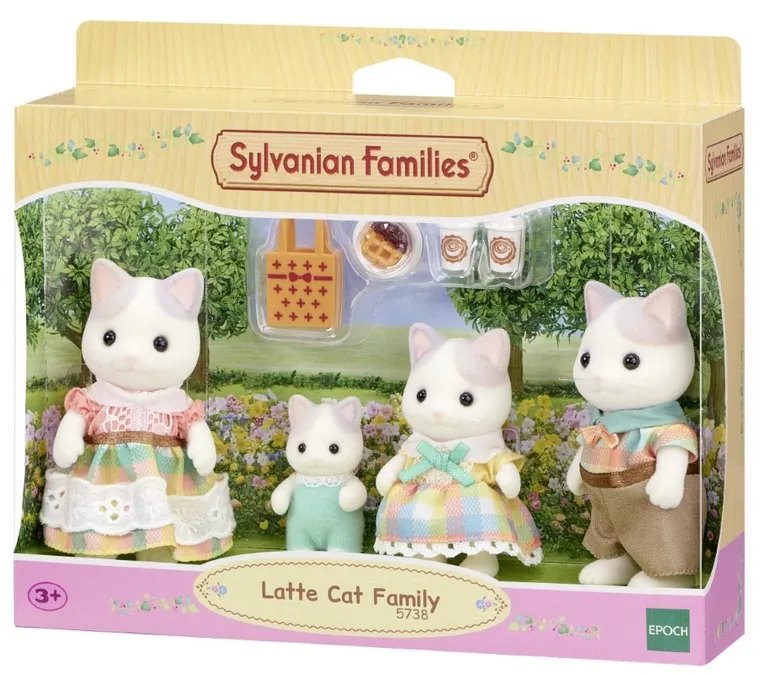 Sylvanian Families, Familia de pisicute, set de figurine, 5738