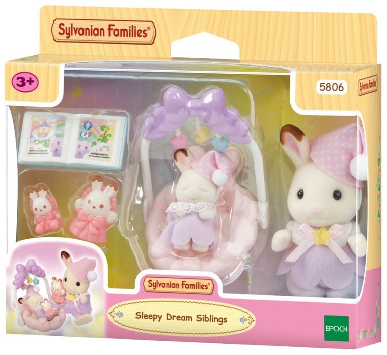 Sylvanian Families, Fratiorii somnorosi, set de figurine, 5806