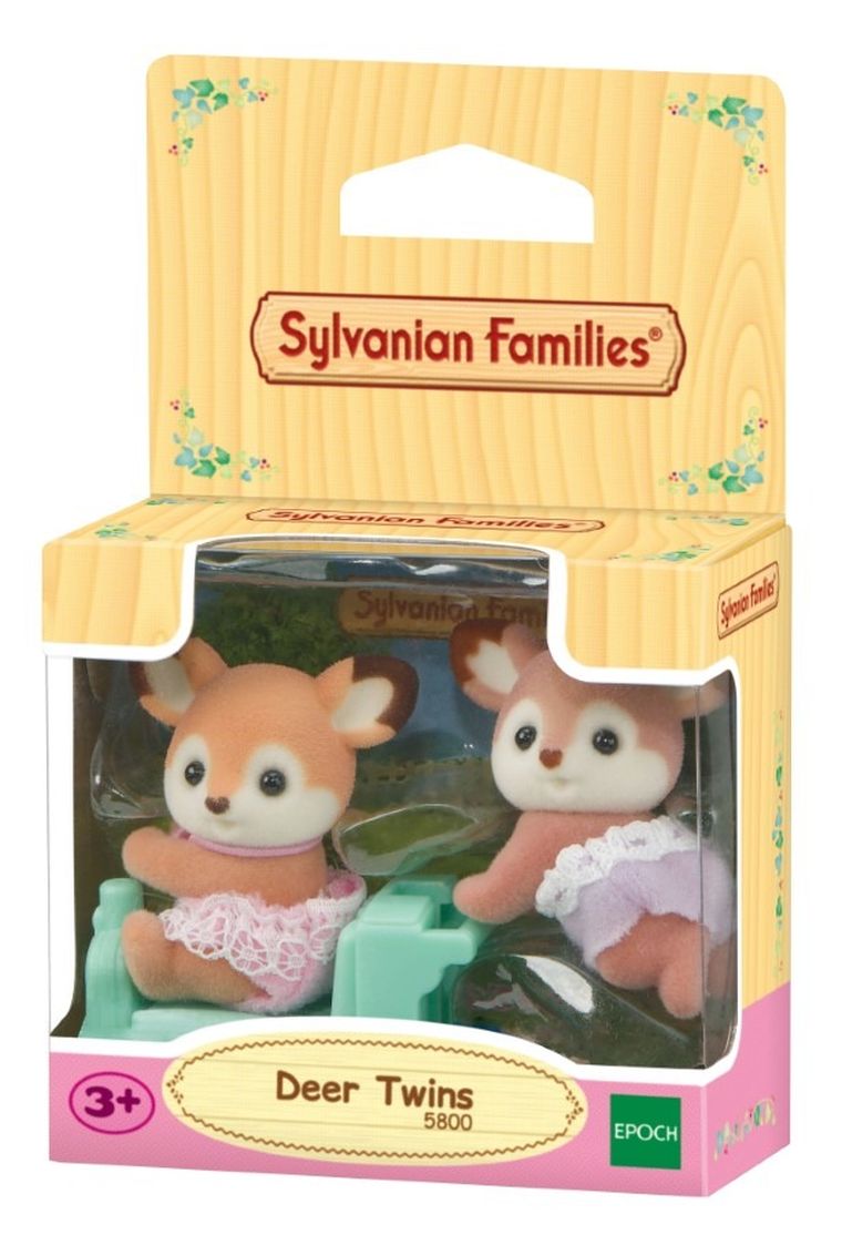 Sylvanian Families, Gemenii din familia caprioarelor, set de figurine, 5800
