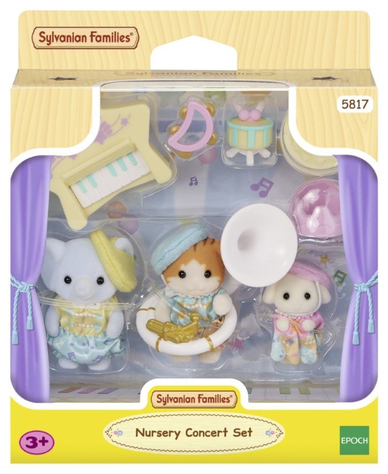 Sylvanian Families, Nursery Concert, figurine cu accesorii, 5817