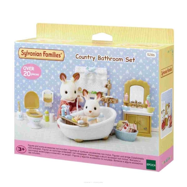 Sylvanian Families, Set de baie in stil rustic, 5286