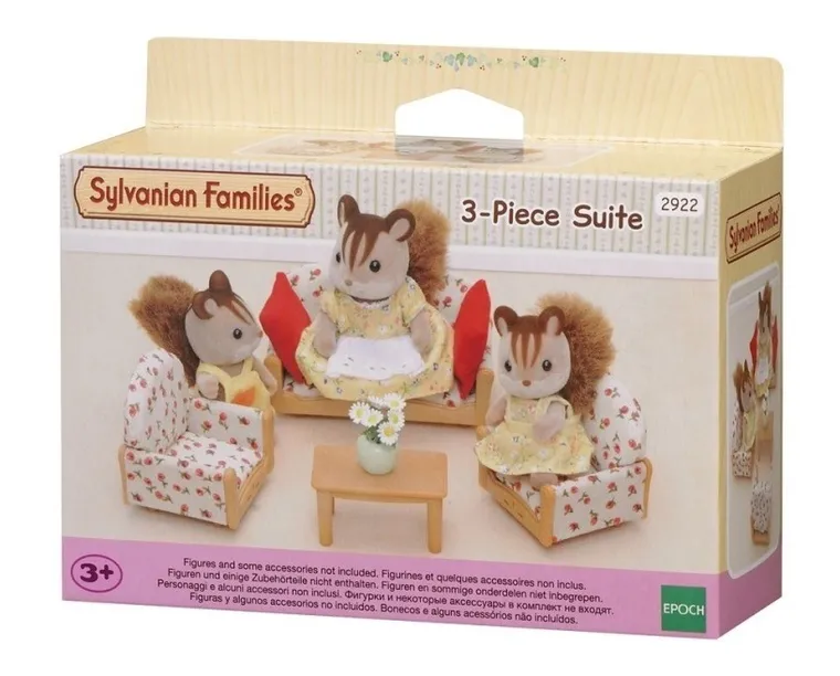 Sylvanian Families, Set pentru sufragerie din trei piese, 4464