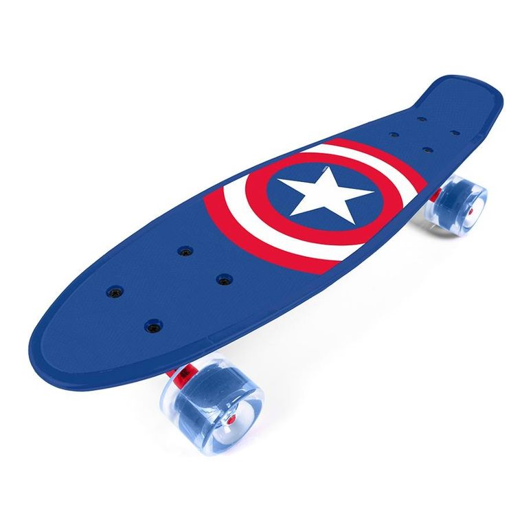 The Avengers, Captain America, skateboard, 55 cm