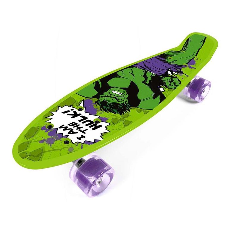 The Avengers, Hulk, skateboard, 55 cm