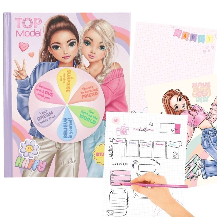 Top Model, carte de colorat cu lumini LED si sunet