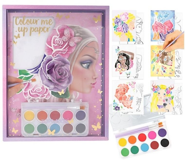 Top model, Colour Me Up, set creativ cu acuarele