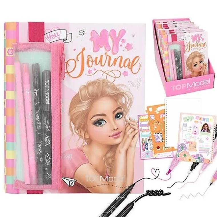 Top Model, jurnal cu instrumente de scris