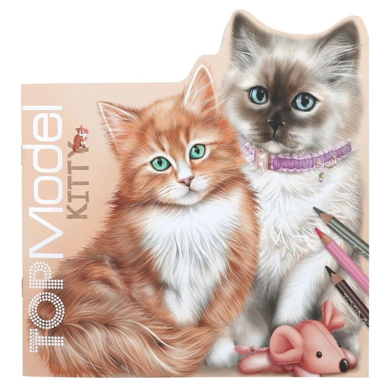 Top Model, Kitty, caiet de schite cu stickere