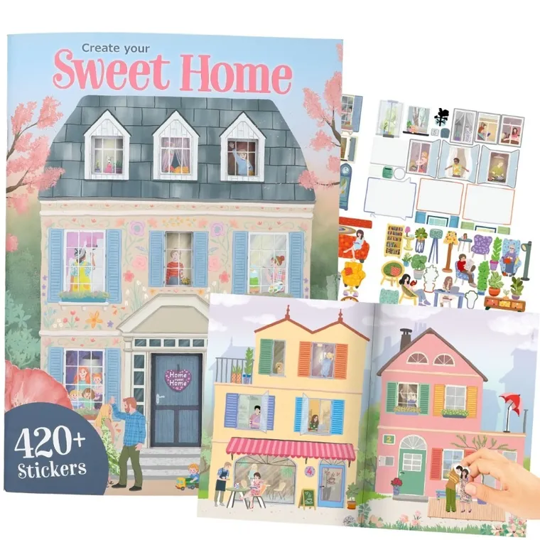 Top Model, Sweet Home, set creativ cu autocolante