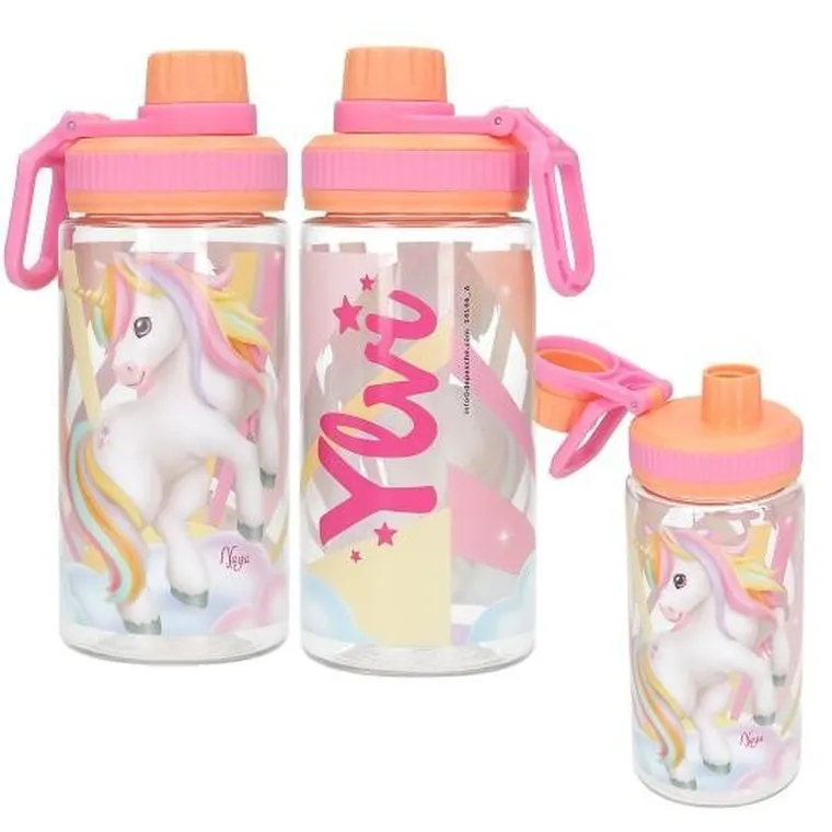 Top Model, Unicorn Ylvi, sticla de apa cu maner, 500 ml
