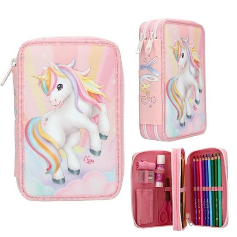 Top Model, Unicorn Ylvi, Sugar Pop, penar dublu cu rechizite scolare, roz