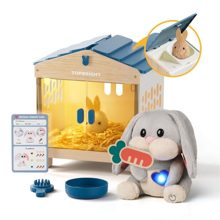 Topbright, Jucarie interactiva Mummy Bunny, 36 luni+