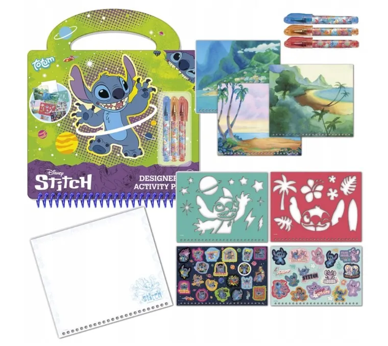 Totum, Lilo si Stitch, Designer Activity Pad, set creativ