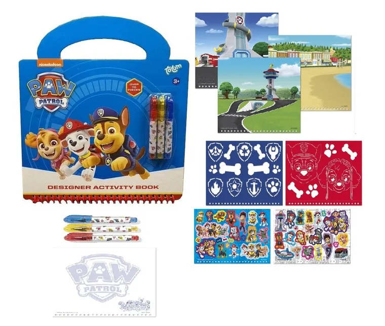 Totum, Patrula catelusilor, Designer Activity Book, set creativ