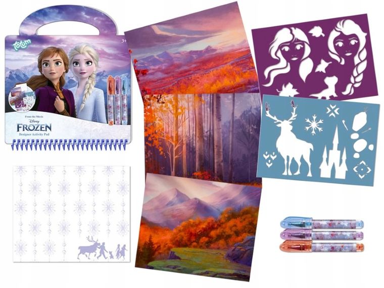 Totum, Regatul de gheata, Designer Activity Pad, set creativ