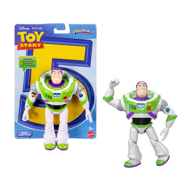 Toy Story 5, PlayScale, Buzz Astral, figurina, scara 18 cm