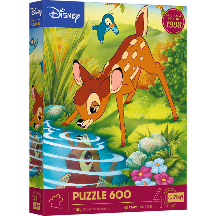 Trefl, 40 Years, Disney, Bambi, puzzle, 600 piese