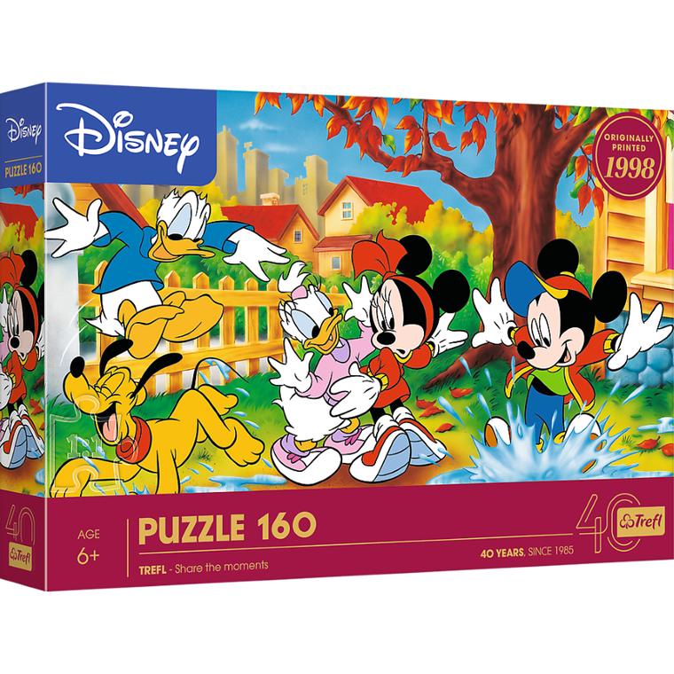 Trefl, 40 Years, Disney, Mickey Mouse, puzzle, 160 piese