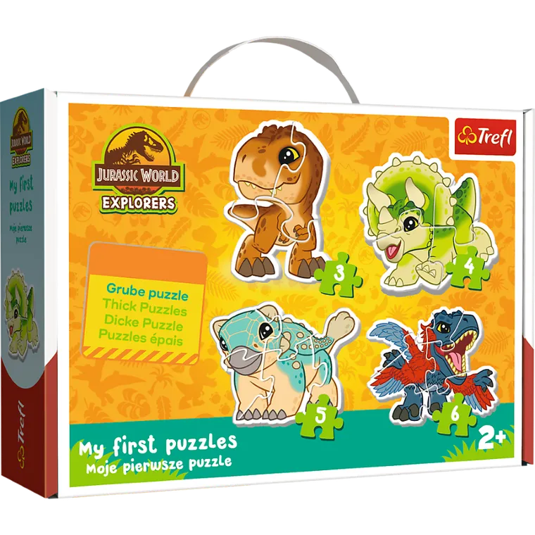 Trefl, Baby Classic, Jurassic World, puzzle, 18 piese