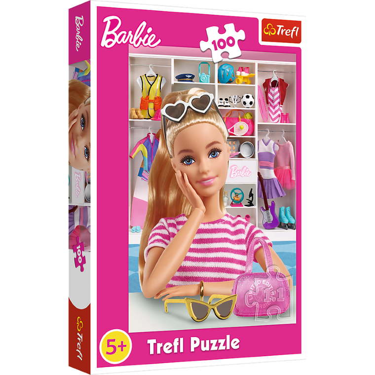 Trefl, Barbie, puzzle, 100 piese