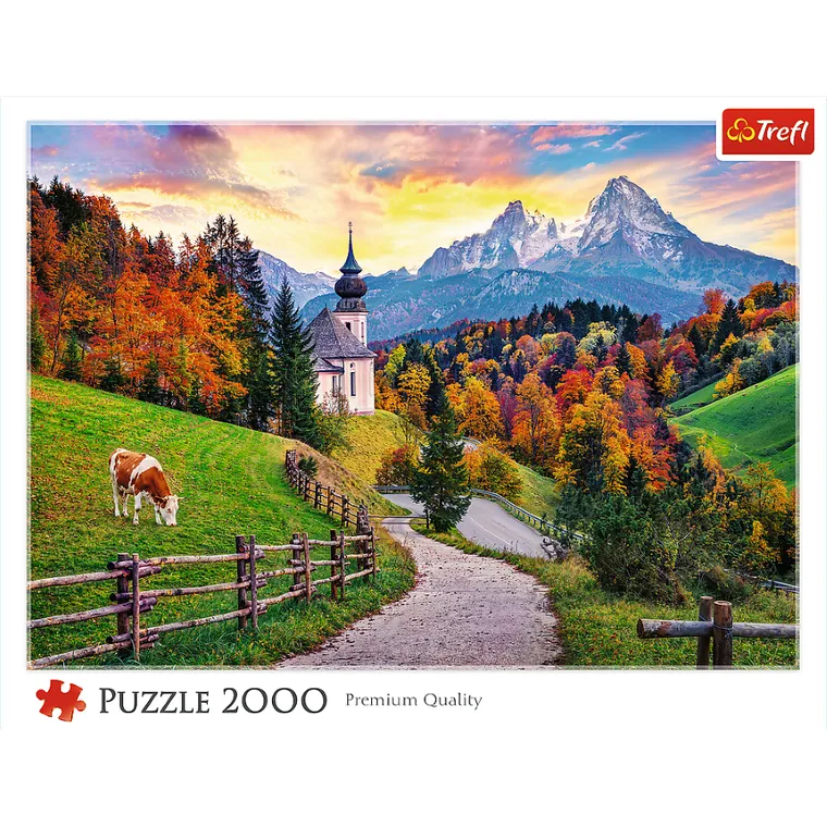 Trefl, Bavarian Alps, puzzle, 2000 piese