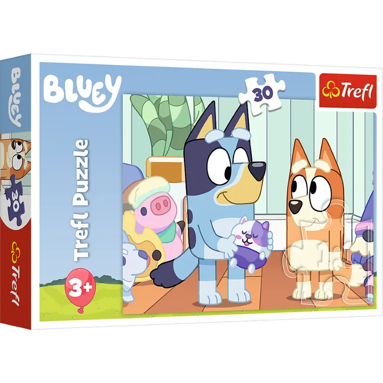Trefl, Bluey, puzzle, 30 piese