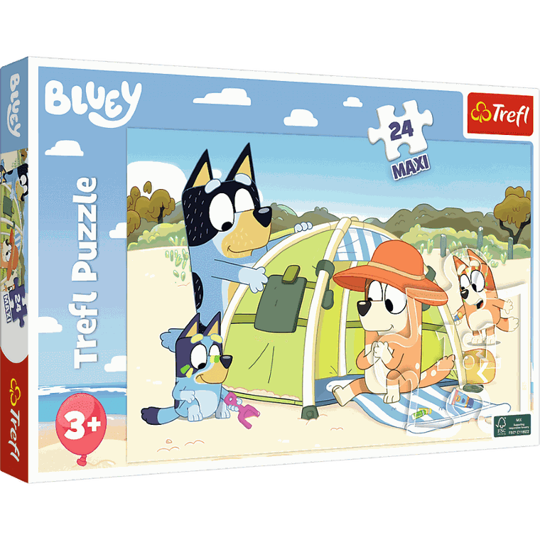 Trefl, Bluey, puzzle maxi, 24 piese