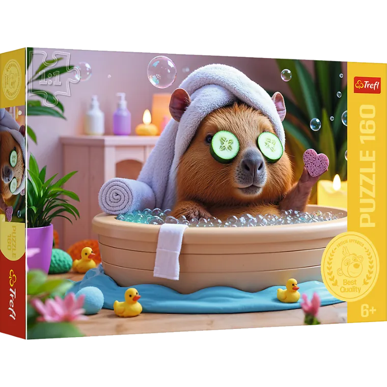 Trefl, Capibara in SPA, puzzle, 160 piese