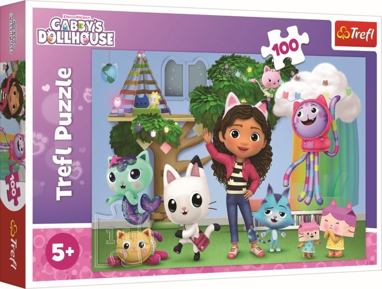 Trefl, Casa de papusi a lui Gabi, puzzle, 100 piese