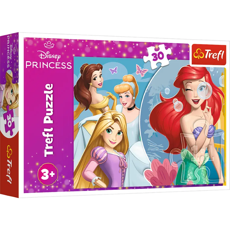 Trefl, Disney Princess, puzzle, 30 piese