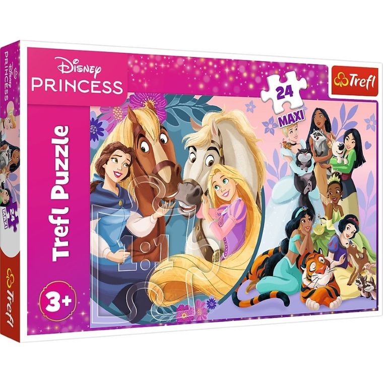 Trefl, Disney Princess, puzzle maxi, 24 piese