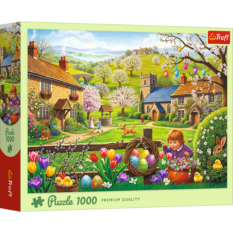 Trefl, Easter Egg Hunt, puzzle, 1000 piese