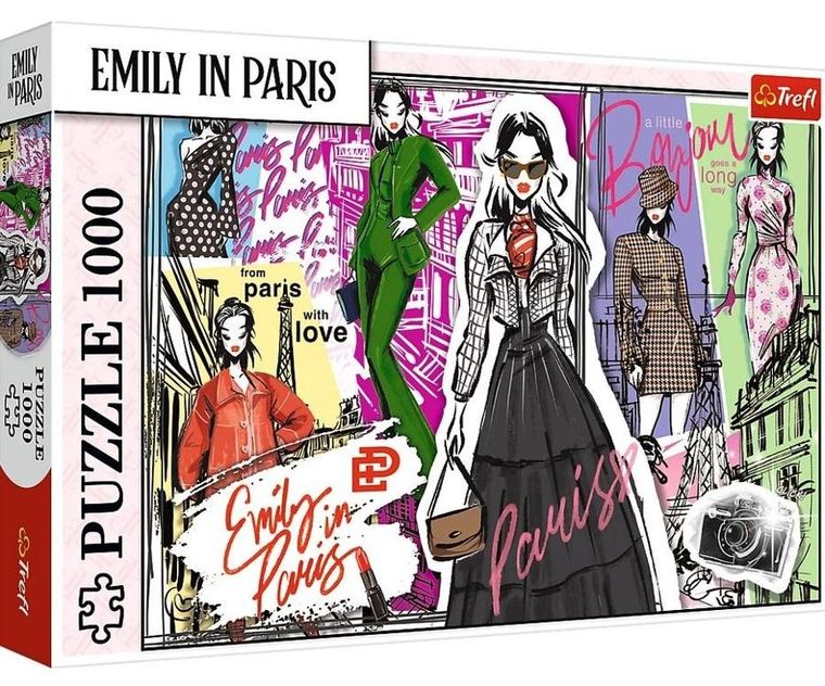 Trefl, Emily in Paris: Fashion Inspirations, puzzle, 1000 piese