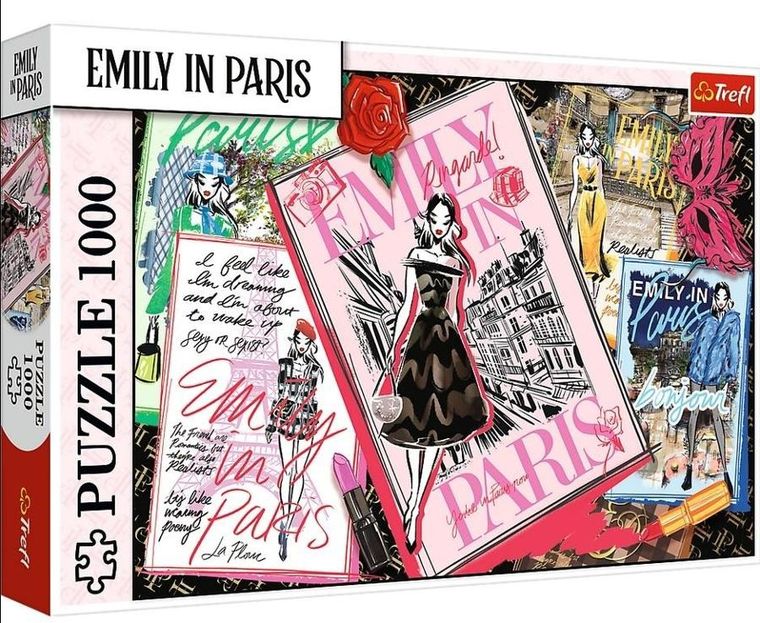 Trefl, Emily in Paris: Fashion Magazine, puzzle, 1000 piese