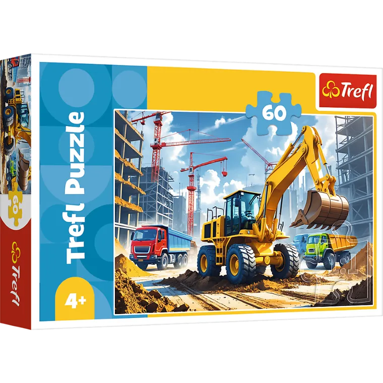 Trefl, Excavator, puzzle, 60 piese