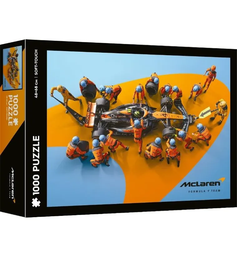 Trefl, Formula 1, McLaren, World Record Fastest Pit Stop, puzzle, 1000 piese