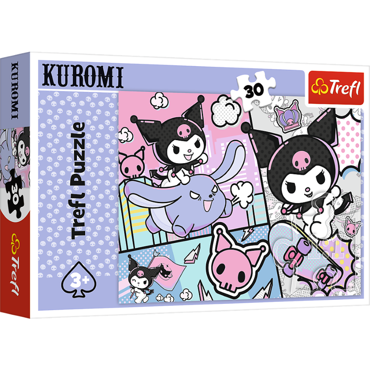 Trefl, Fun with Kuromi, puzzle, 30 piese